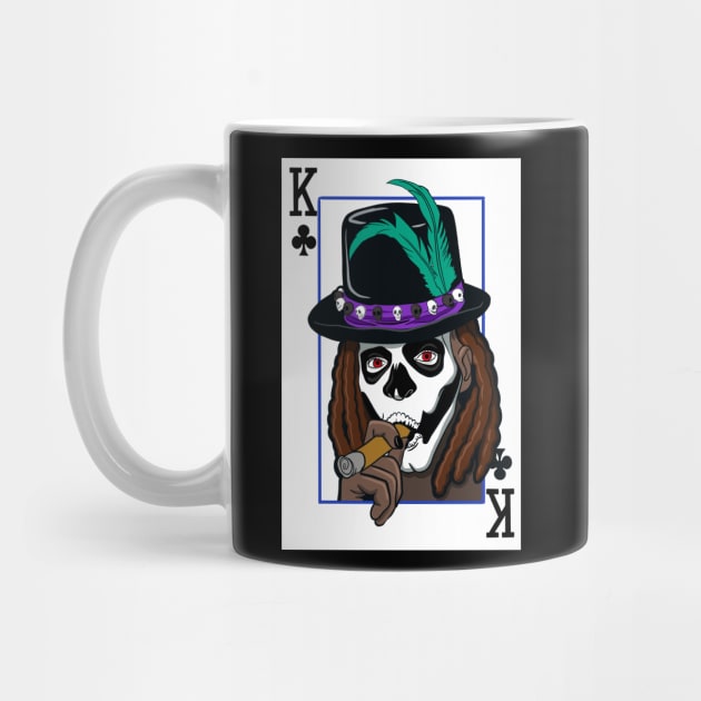 Voodoo King of Clubs by Drawn2life